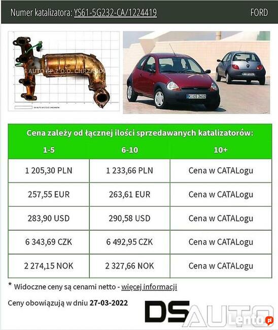 Skup katalizatorów|skup monolitu|skup filtrów dpf
