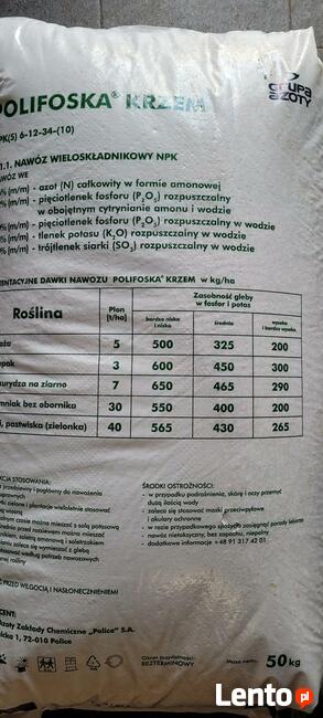 Nawóz Polifoska Krzem 50kg