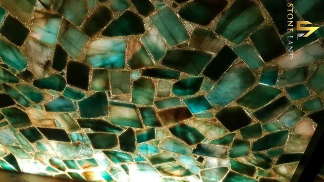 Lux Panel dekoracyjny z agatów Blue Lace do podświetlenia