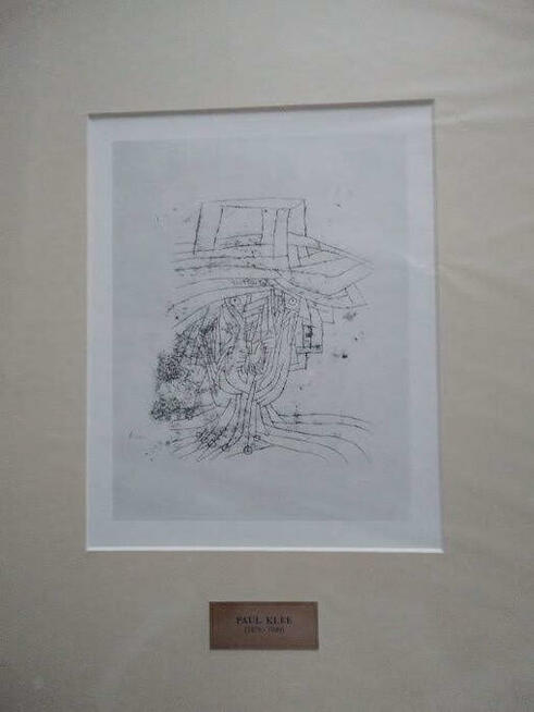 Paul Klee Litografia wydana w 1945 r w USA - Certyfikat