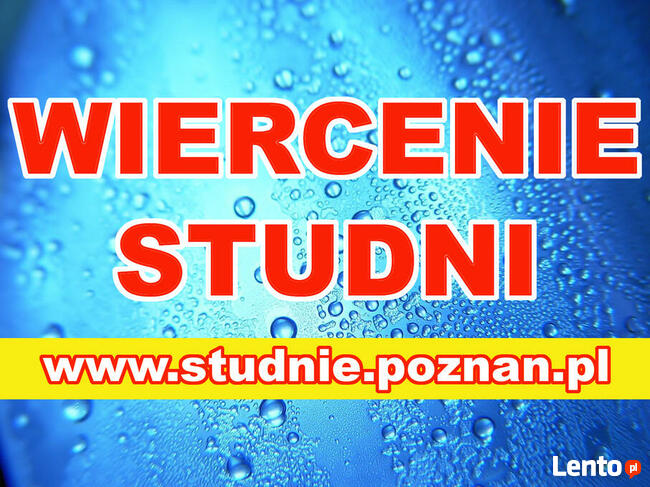 Wiercenie Studni - Studnie - Szukanie Wody - Poznań