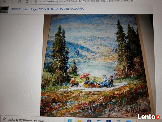 Obraz Heinz Wolfgang Unger PIKNIK - CERTYFIKAT 1929