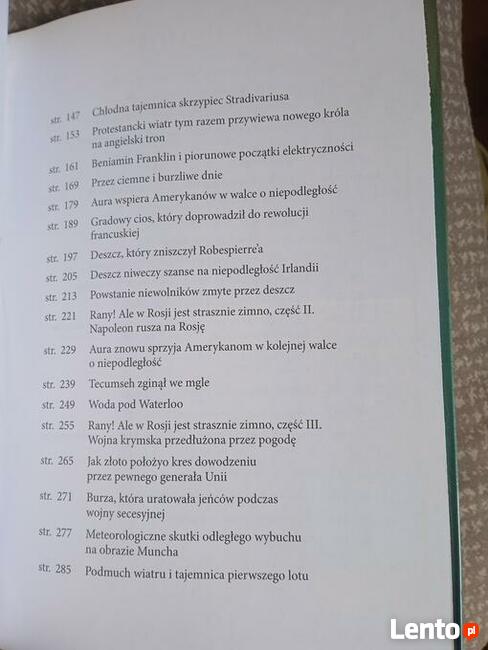 Gdyby nie pogoda... Jak pogoda zmieniała historię Laura Lee
