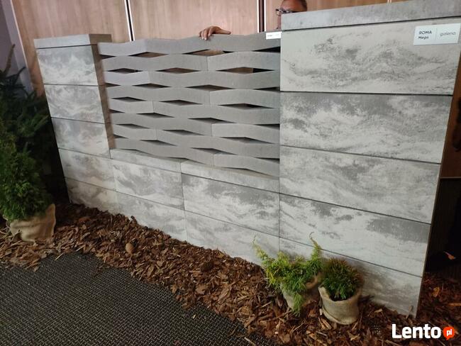 Ogrodzenie betonowe panele panel kombo Ogrodzenia płot Jonie