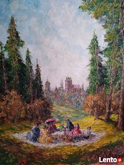 Obraz Heinz Wolfgang Unger PIKNIK - CERTYFIKAT 1929