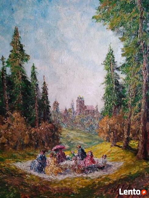 Obraz Heinz Wolfgang Unger PIKNIK - CERTYFIKAT 1929