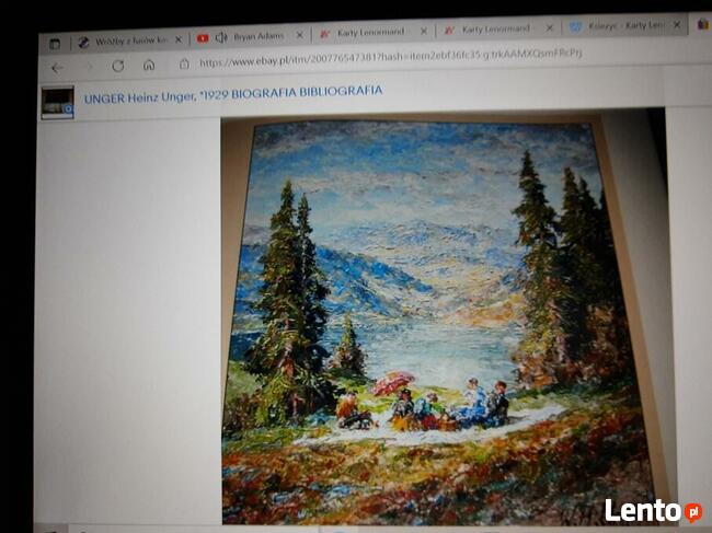 Obraz Heinz Wolfgang Unger PIKNIK - CERTYFIKAT 1929