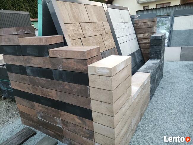 Ogrodzenie betonowe panele panel kombo Ogrodzenia płot Jonie