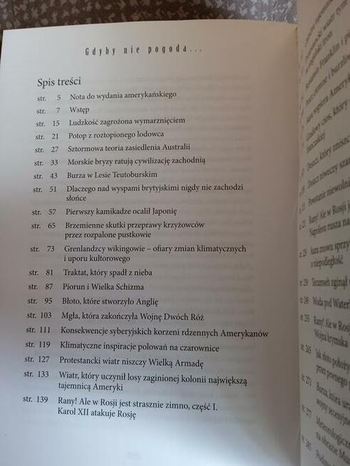Gdyby nie pogoda... Jak pogoda zmieniała historię Laura Lee