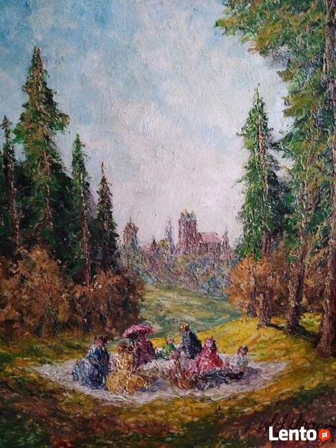 Obraz Heinz Wolfgang Unger PIKNIK - CERTYFIKAT 1929