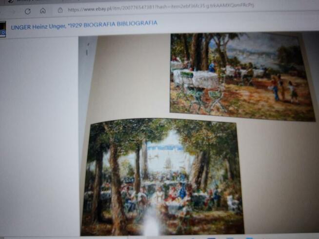 Obraz Heinz Wolfgang Unger PIKNIK - CERTYFIKAT 1929