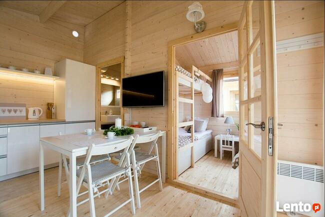 DREWNIANY DOMEK LETNISKOWY WEEKEND 25 + 8 M2