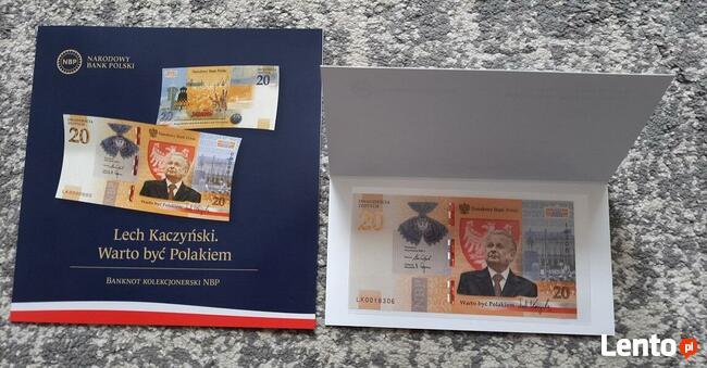 Banknoty - Lech Kaczyński.