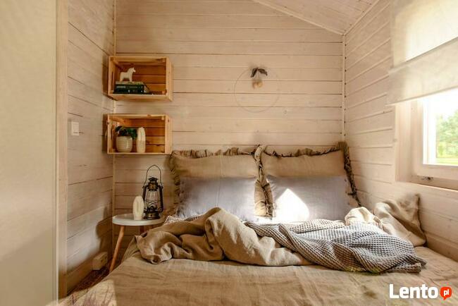 DREWNIANY DOMEK LETNISKOWY WEEKEND 25 + 8 M2