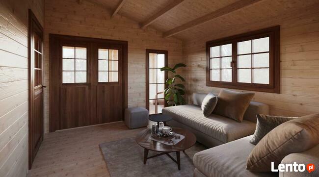 Drewniany domek letniskowy Weekend III 32 + 11 m2