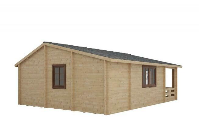 Drewniany domek letniskowy Weekend III 32 + 11 m2