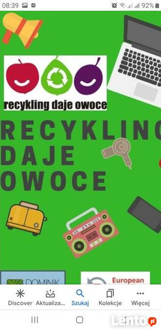 Wywóz śmieci i gruzu itp.