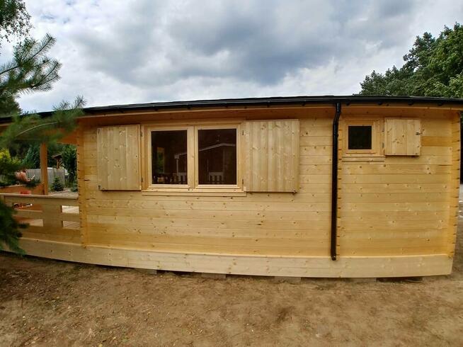 Drewniany domek letniskowy Weekend III 32 + 11 m2