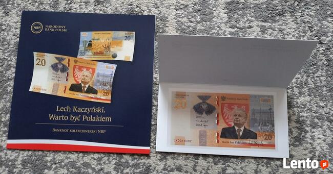 Banknoty - Lech Kaczyński.