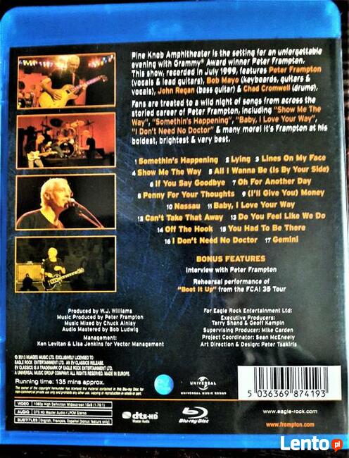 Sprzedam Koncert Legenda Rock-a Peter Frampton: Live In Detr