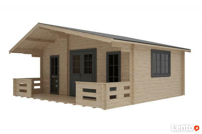DREWNIANY DOMEK LETNISKOWY WEEKEND 25 + 8 M2