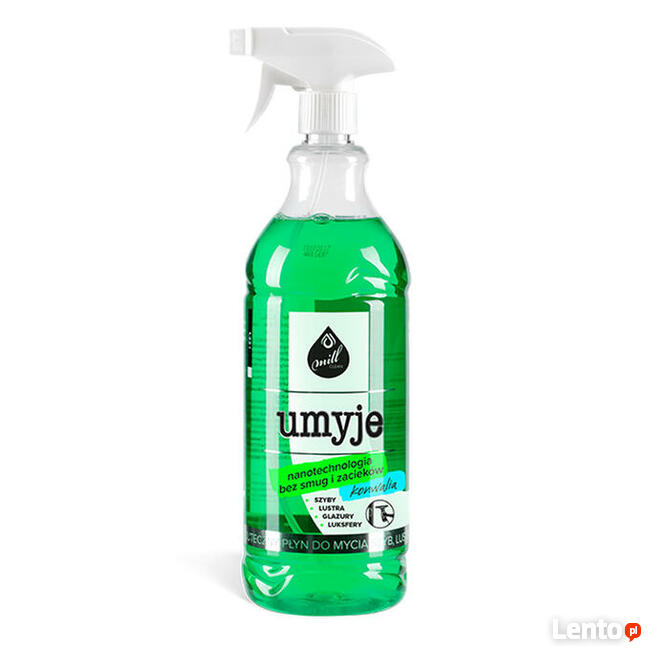 MILL clean UMYJE – płyn do mycia szyb, luster, glazury