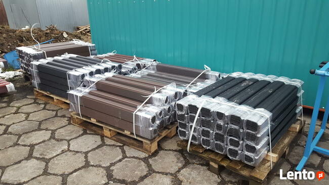 Sztachety metalowe - I i II gatunek - wybór wzorów i kolorów