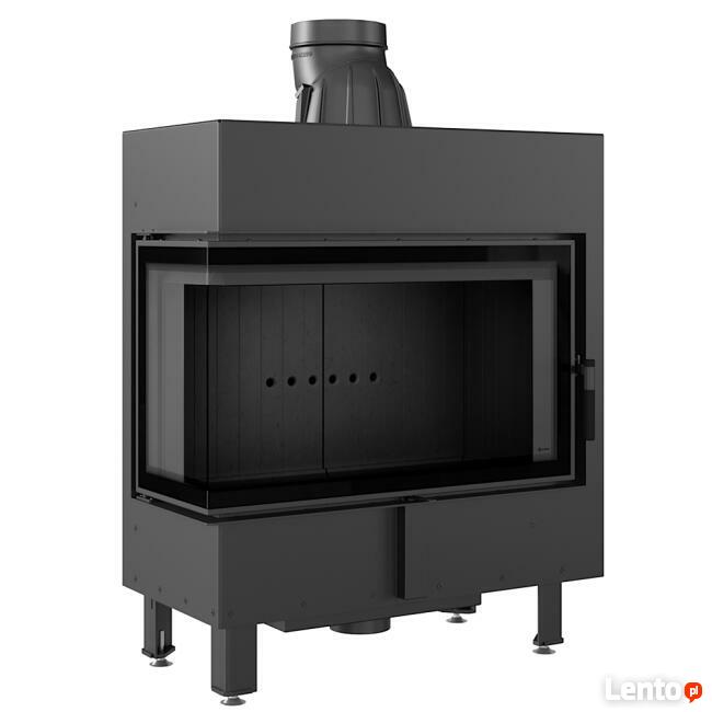 Kominek narożny wkład kominkowy Kratki.pl LUCY 14 lewy BS