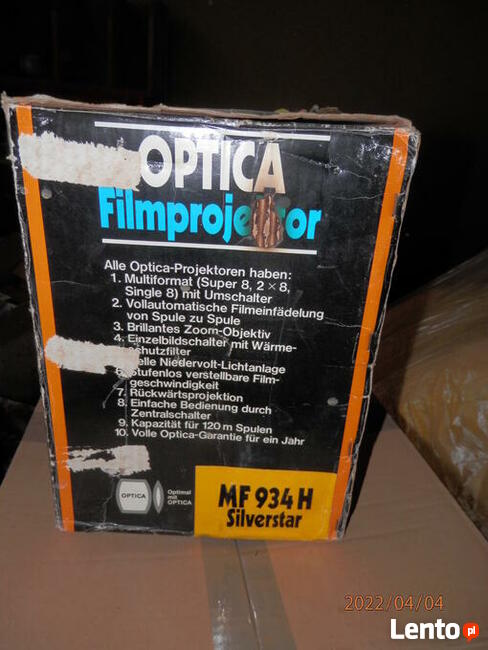 Projektor filmowy OPTICA multiformat 934 H Silverstar
