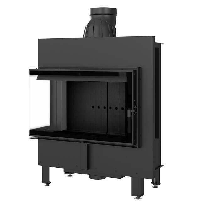 Kominek narożny wkład kominkowy Kratki.pl LUCY 14 lewy BS