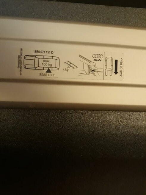 Belki dachowe do Audi Q5