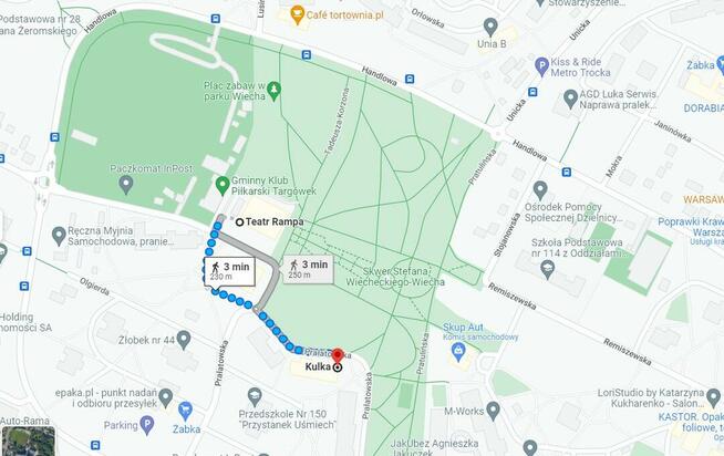 Kawiarnia Warszawa Targówek. Park Wiecha. Teatr Rampa