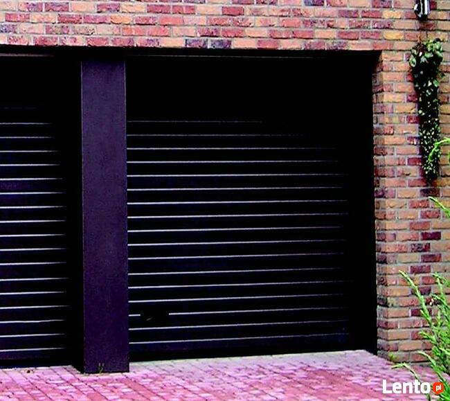 Brama garażowa segmentowa o wymiarach 2500 x 2250, biały