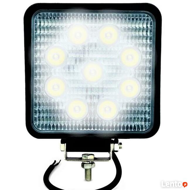 Lampa Robocza Halogen LED 27W 9 Diod 12V światło cofania