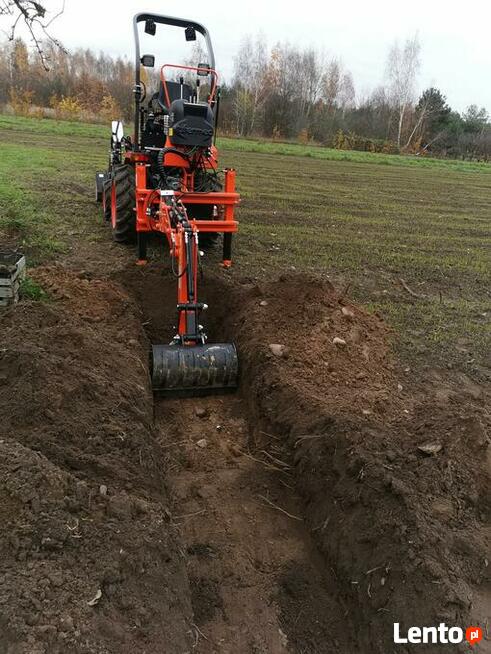 minikoparka - usługi - glebogryzarka separacyjna - niwelacja