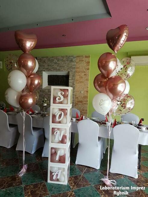 Balony na chrzciny ! Najtaniej w Rybniku -dowozimy do lokalu