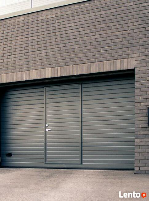 Brama garażowa segmentowa o wymiarach 2500 x 2250, biały