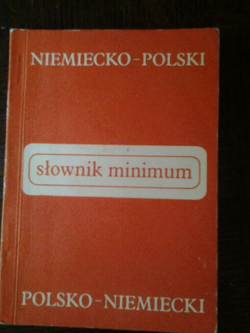 Słownik minimum niemiecko-polski, polsko-niemiecki