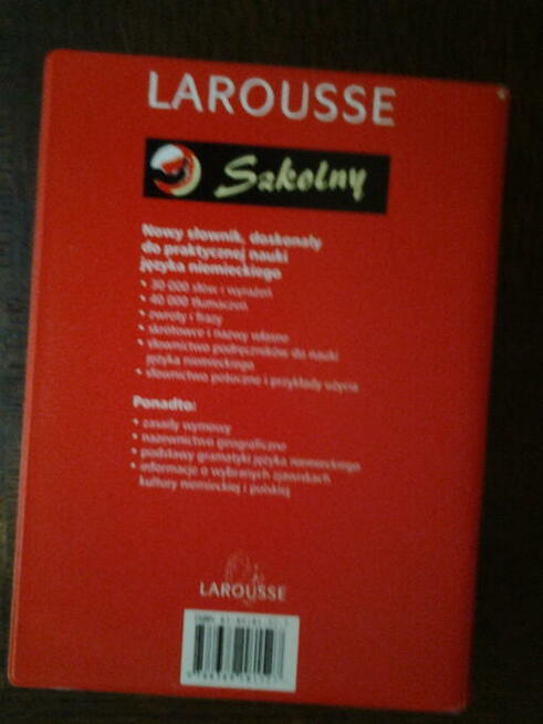 Słownik szkolny polsko-niemiecki, niemiecko-polski