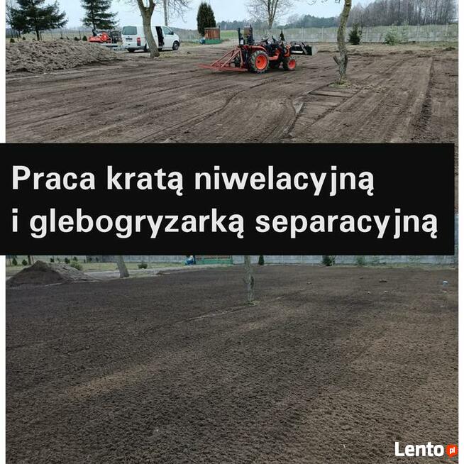 minikoparka - usługi - glebogryzarka separacyjna - niwelacja