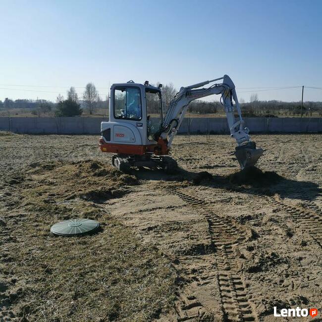minikoparka - usługi - glebogryzarka separacyjna - niwelacja