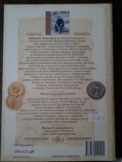 Bartosz B. Awianowicz, Język łaciński