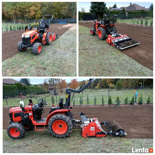 minikoparka - usługi - glebogryzarka separacyjna - niwelacja