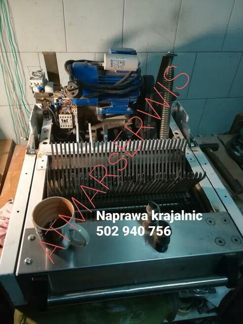 Naprawy krajalnic wędlin i chleba.Ostrzenie