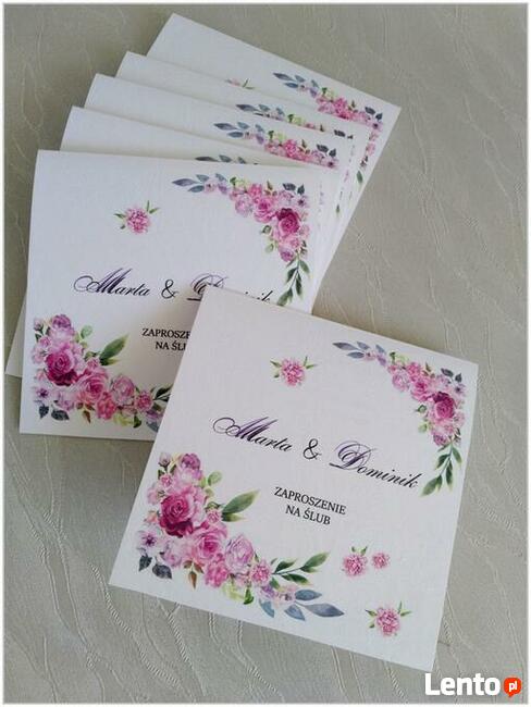 Zaproszenia na ślub
