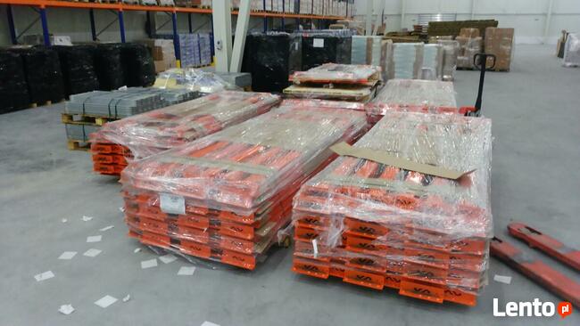 Akcesoria, części zamienne regałów paletowych, magazynowych