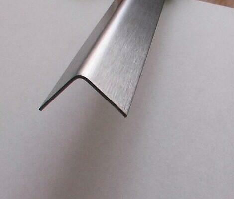 LISTWY, Kątowniki srebrny narożnik 20x20mm 2,5mb