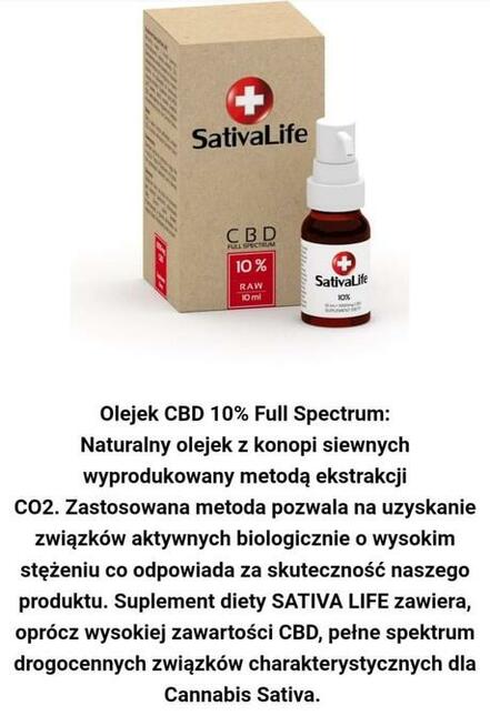 Box SATIVA LIFE - olejek cbd i susz konopny!