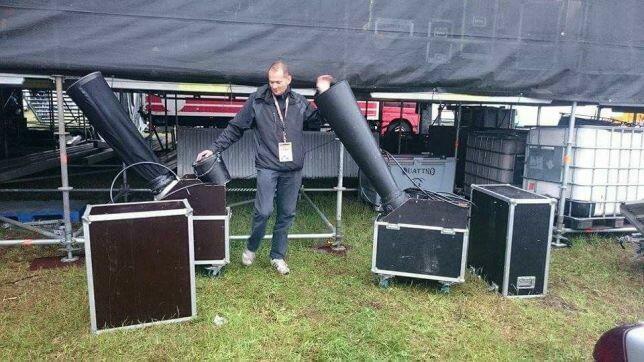 konfetti wytwornice iskier pokaz pirotechniczny Mag event