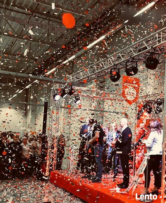 konfetti wytwornice iskier pokaz pirotechniczny Mag event